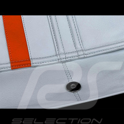 Gulf Umhängetasche Racing aus Leder Silvertsone Hellblau GU252ACM02-125