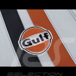 Gulf Umhängetasche Racing aus Leder Silvertsone Hellblau GU252ACM02-125