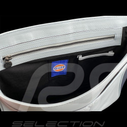Sac Gulf Racing à Bandoulière en Cuir Silvertsone Bleu Clair GU252ACM02-125