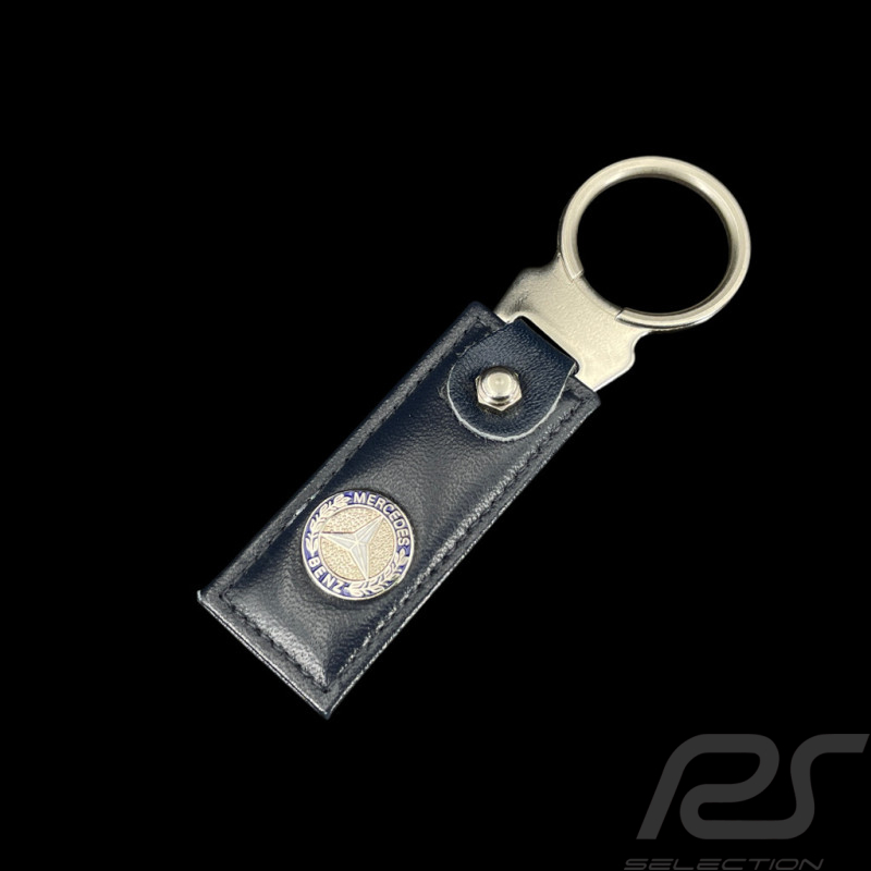 Mercedes-Benz Keyring Black Leather