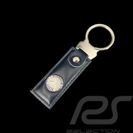 Porte-clés Mercedes-Benz Cuir Noir