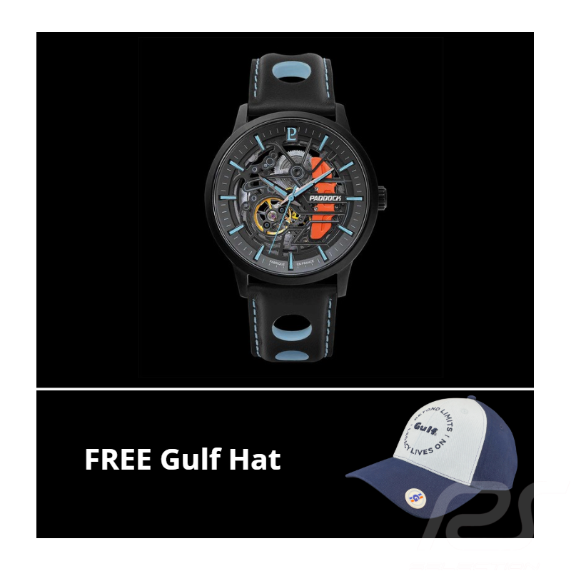 Exclusive RS Selection x Pierre Lannier Paddock automatic watch + Gulf Hat