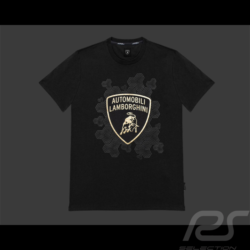 Lamborghini T-Shirt Trident Black - Men LCSWZB7TC-100