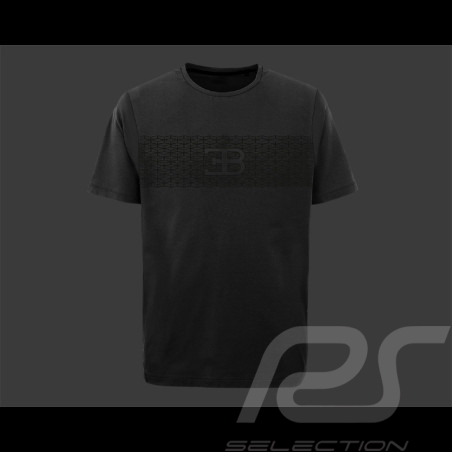 T-shirt Bugatti logo EB Noir BGT042-100 - homme
