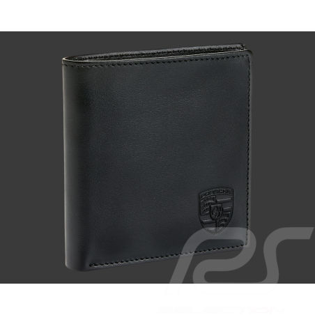 Wallet Porsche Card Holder With Clip Black Leather WAP0300300TKEG