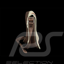 Sac Gulf Racing à Bandoulière en Cuir Silvertsone Beige GU252ACM02-001