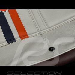 Sac Gulf Racing à Bandoulière en Cuir Silvertsone Beige GU252ACM02-001