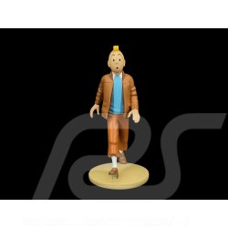 Tintin Figurine - Tintin in Aviator Jacket - The Castafiore Emerald 12 cm 42261