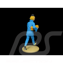 Tim-und-Struppi-Figur - Tim mit einem Paket - Der Blaue Lotus 12 cm 42251