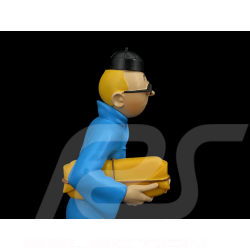 Tintin Figurine - Tintin with a Package - The Blue Lotus 12 cm 42251