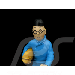 Tim-und-Struppi-Figur - Tim mit einem Paket - Der Blaue Lotus 12 cm 42251