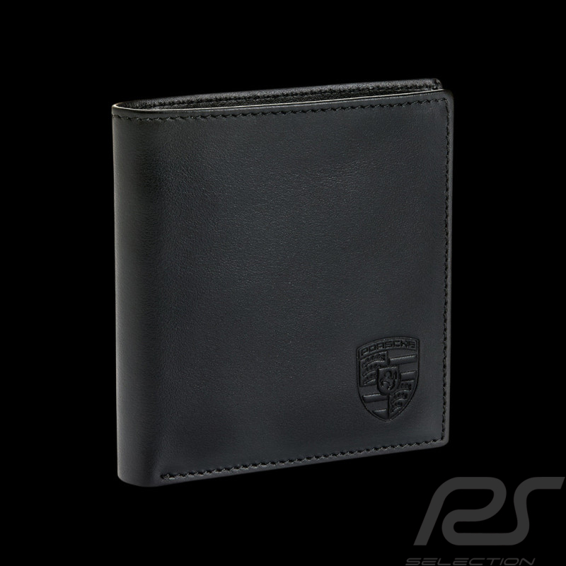 Wallet Porsche Card Holder With Clip Black Leather WAP0300300TKEG