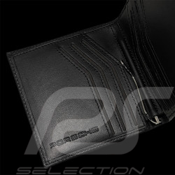 Geldbörse Porsche Kartenhalter Mit Clip Schwarzes Leder WAP0300300TKEG