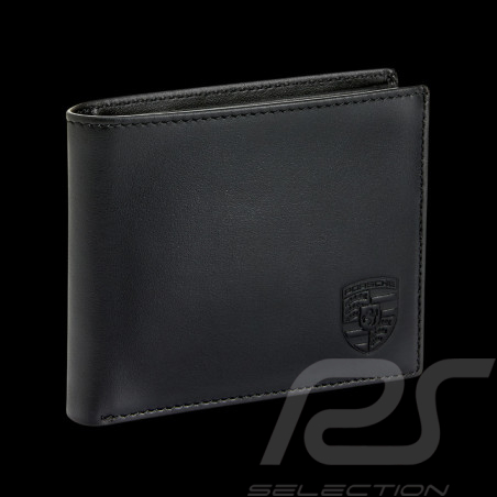 Geldbörse Porsche Herren Kartenetui Schwarzes Leder WAP0300200TGBH