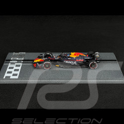 Max Verstappen Red Bull RB20 n° 1 Sieger Weltmeisterschaft 2024 F1 + Boxentafel 1/43 Spark S9547