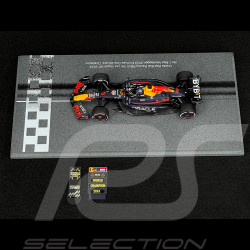 Max Verstappen Red Bull RB20 n° 1 Sieger Weltmeisterschaft 2024 F1 + Boxentafel 1/43 Spark S9547