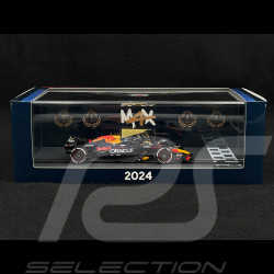 Max Verstappen Red Bull RB20 n° 1 Sieger Weltmeisterschaft 2024 F1 + Boxentafel 1/43 Spark S9547