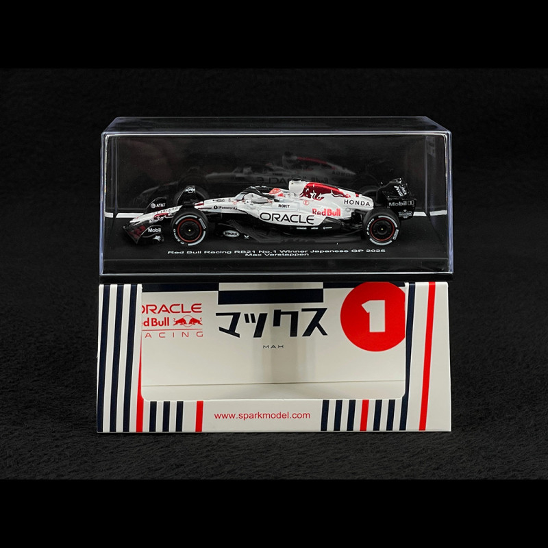 Max Verstappen Red Bull RB21 n° 1 Winner Japanese GP 2025 F1 1/64