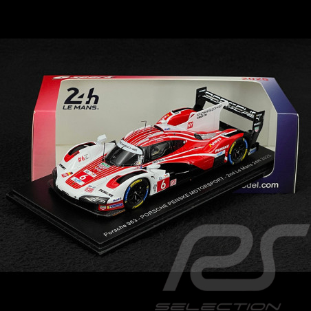 Porsche 963 n° 6 2. 24h Le Mans 2025 1/43 Spark S9258