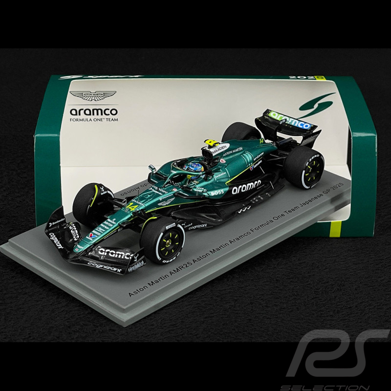Fernando Alonso Aston Martin AMR25 n° 14 Japanese GP 2025 F1 1/43 Spark S9589