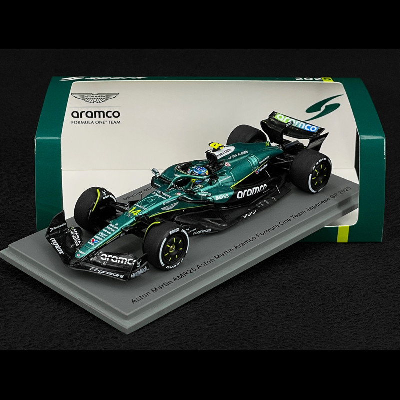 Fernando Alonso Aston Martin AMR25 n° 14 GP Japon 2025 F1 1/43