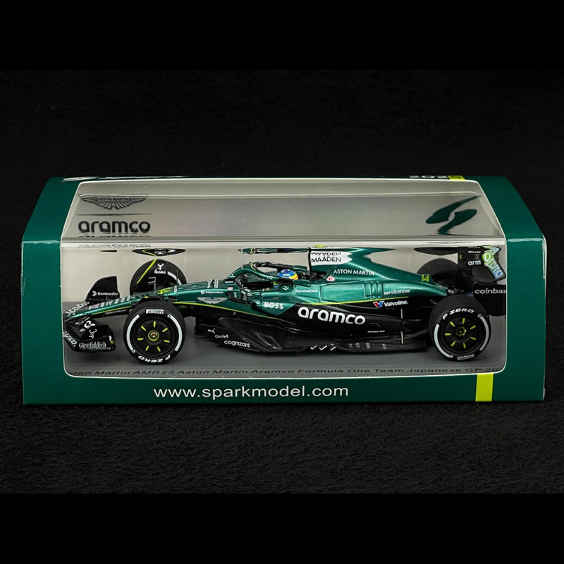 Fernando Alonso Aston Martin AMR25 n° 14 Japanese GP 2025 F1 1/43
