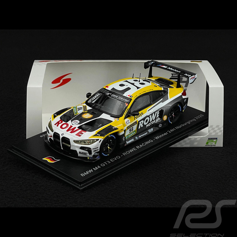 BMW M4 GT3 Evo n° 98 Winner 24h Nürburgring 2025 1/43 Spark 43NUR2025
