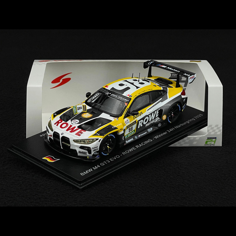 1/43  M4 GT3 EVO 2025 Spa 24H 優勝車 BMW M4 GT3 Evo n° 98 Winner 24h Nürburgring 2025 1/43 Spark 43NUR2025