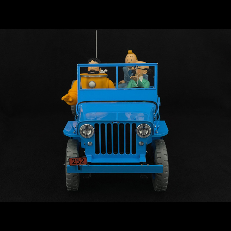 Tintin The Blue Jeep - Destination Moon - Blue 1/8 44300