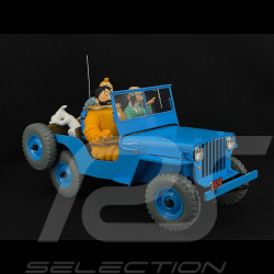 Tintin The Blue Jeep - Destination Moon - Blue 1/8 44300