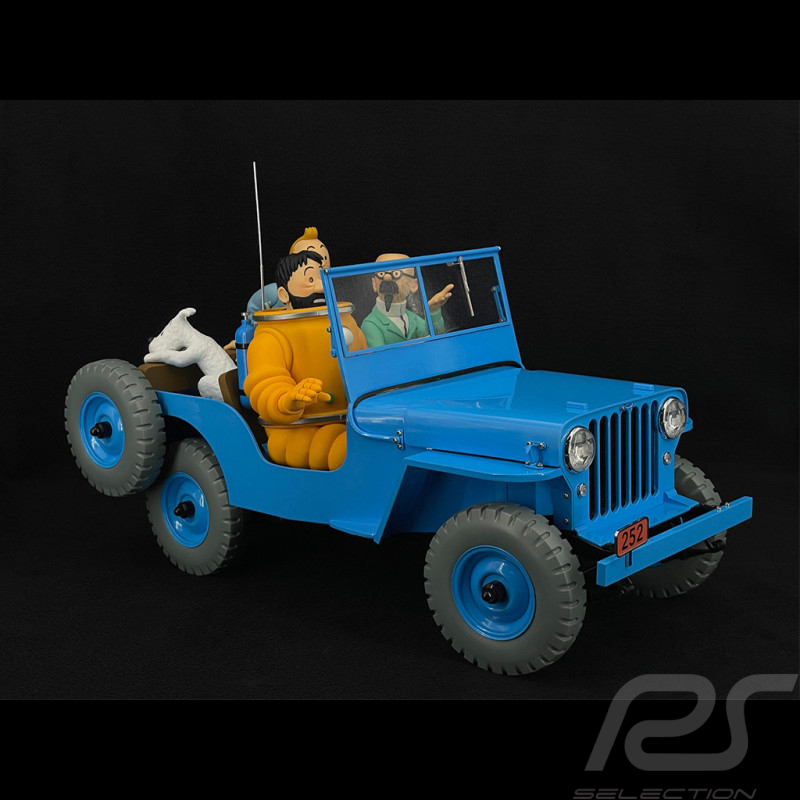 Tintin La Jeep Bleue - Objectif Lune - Bleu 1/8 44300