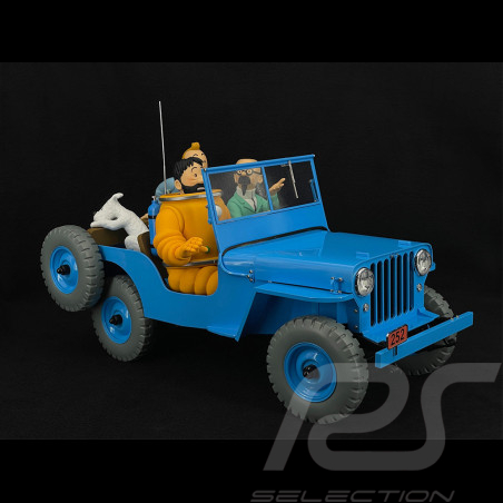 Tim und Struppi Der blaue Jeep - Reiseziel Mond - Blau 1/8 44300