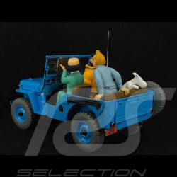 Tim und Struppi Der blaue Jeep - Reiseziel Mond - Blau 1/8 44300
