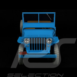 Tintin The Blue Jeep - Destination Moon - Blue 1/8 44300