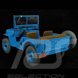 Tintin The Blue Jeep - Destination Moon - Blue 1/8 44300