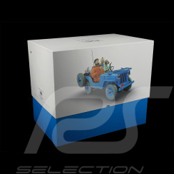 Tintin The Blue Jeep - Destination Moon - Blue 1/8 44300
