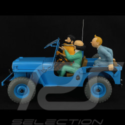 Tintin The Blue Jeep - Destination Moon - Blue 1/8 44300