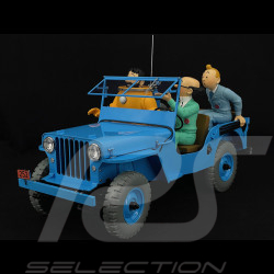 Tintin The Blue Jeep - Destination Moon - Blue 1/8 44300