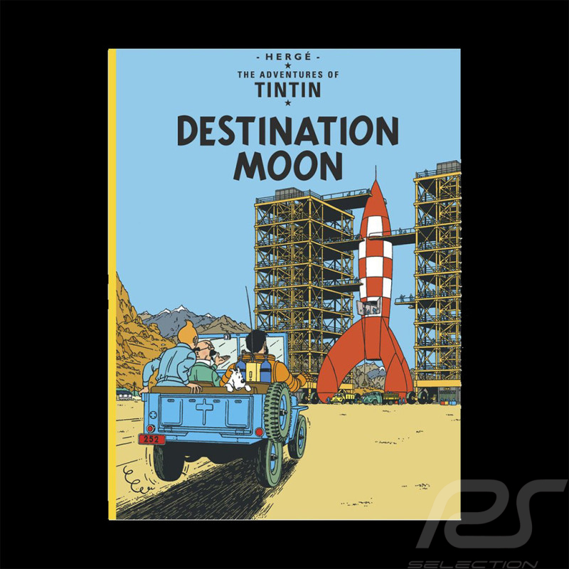 Livre Tintin Objectif Lune - Edition Anglaise - 62 Pages 71503