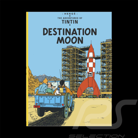 Livre Tintin Objectif Lune - Edition Anglaise - 62 Pages 71503