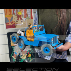 Tintin La Jeep Bleue - Objectif Lune - Bleu 1/8 44300