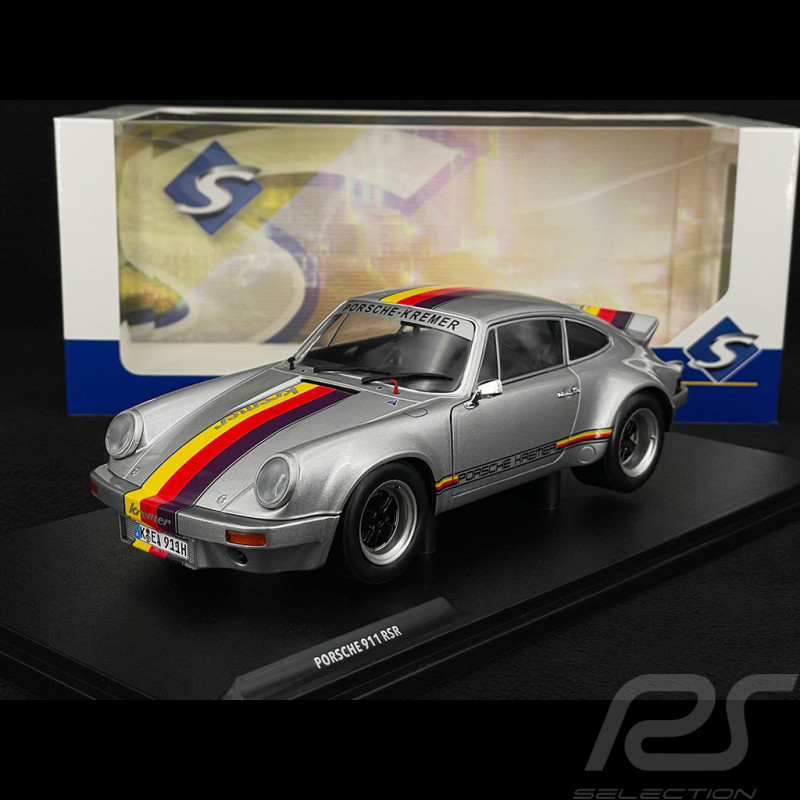 Porsche 911 RSR Typ 930 Kremer Rally 1973 Silber 1/18 Solido S1801120