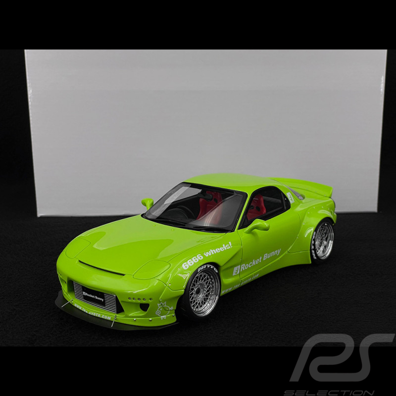 Mazda RX7 FD3S Rocket Bunny Aero V1 2015 Pearl Green 1/18 Ottomobile OT1155