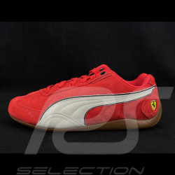 Chaussure Ferrari Speedcat Puma F1 Team Leclerc / Hamilton Sport Sneaker Rouge 309125-02