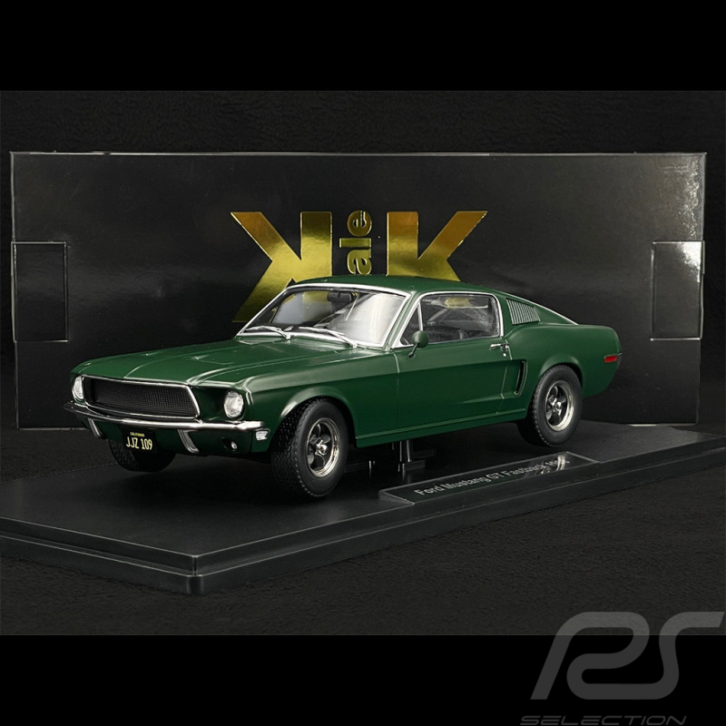 Ford Mustang GT Fastback 1968 Steve McQueen “Bullitt” Dunkelgrün 1/18 KK-Scale KKDC181395