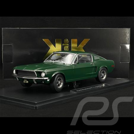 Ford Mustang GT Fastback 1968 Steve McQueen “Bullitt” Dunkelgrün 1/18 KK-Scale KKDC181395