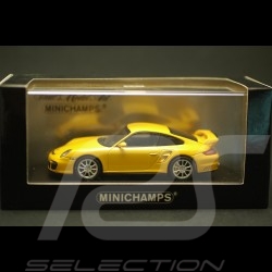 Porsche 997 GT2 2007 jaune 1/43 Minichamps 400066300 