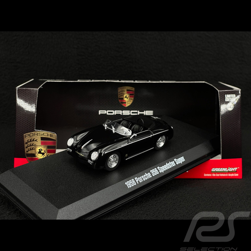 Porsche 356 Speedster Super 1958 black 1/43 Greenlight 86539