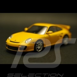 Porsche 997 GT2 2007 jaune 1/43 Minichamps 400066300 