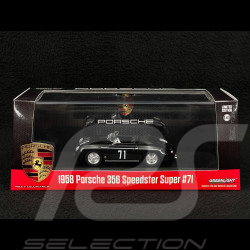 Porsche 356 Speedster Super 1958 n° 71 black 1/43 Greenlight 86538